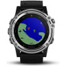 Часы GARMIN DESCENT™ MK1 SILVER SAPPHIRE WITH BLACK BAND 010-01760-10