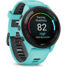 Часы GARMIN FORERUNNER 265 BLACK BEZEL WITH AQUA CASE AND AQUA/BLACK SILICONE BAND 010-02810-12