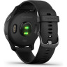 Часы GARMIN VENU SLATE STAINLESS STEEL BEZEL WITH BLACK CASE AND SILICONE BAND 10529